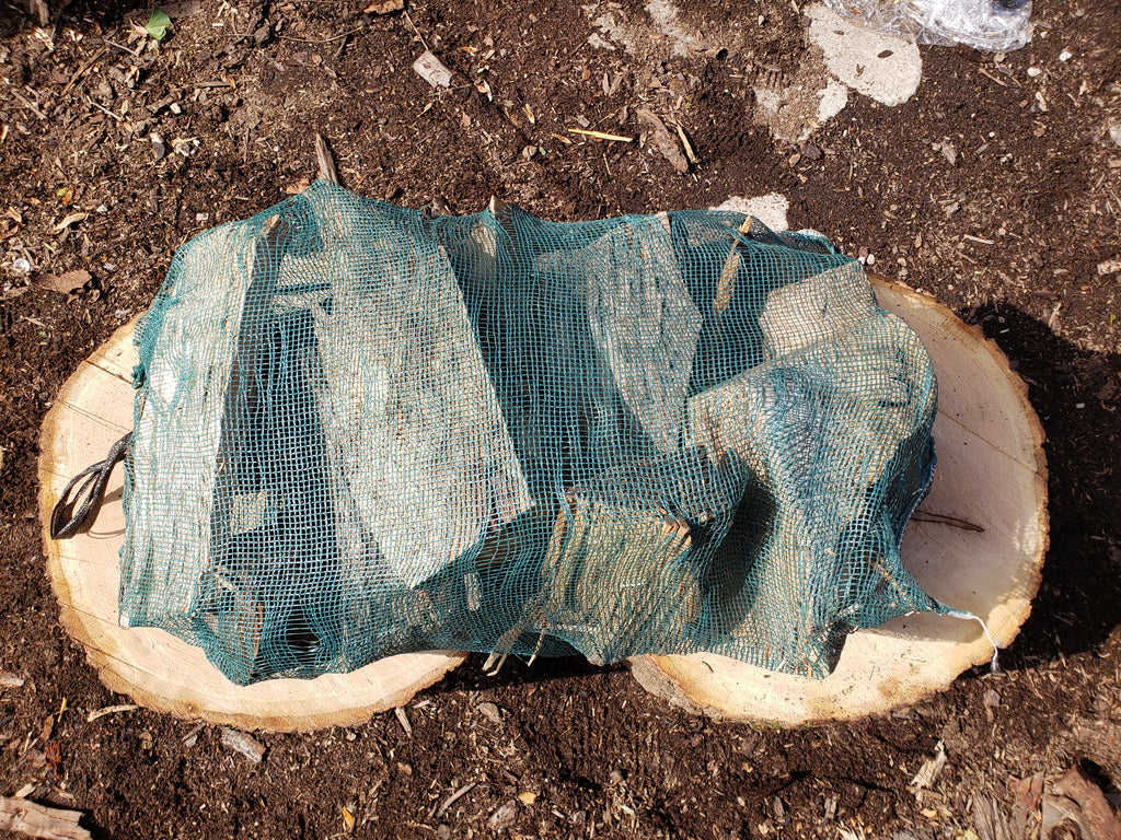 80 Lbs. Firewood Bags with Kindling